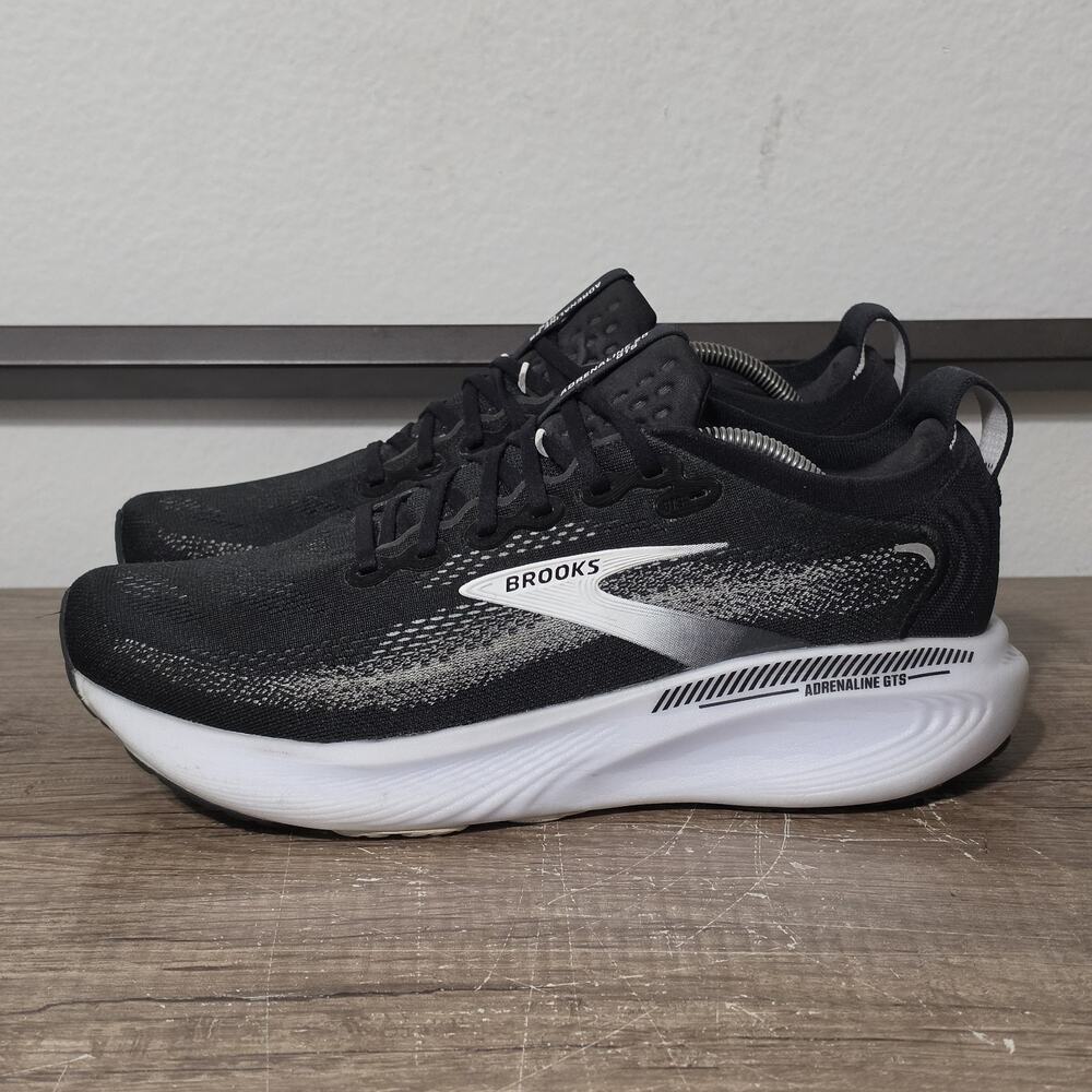 Brooks Adrenaline GTS 25 Men's Athletic Running Shoes Sneakers Size 12 Black